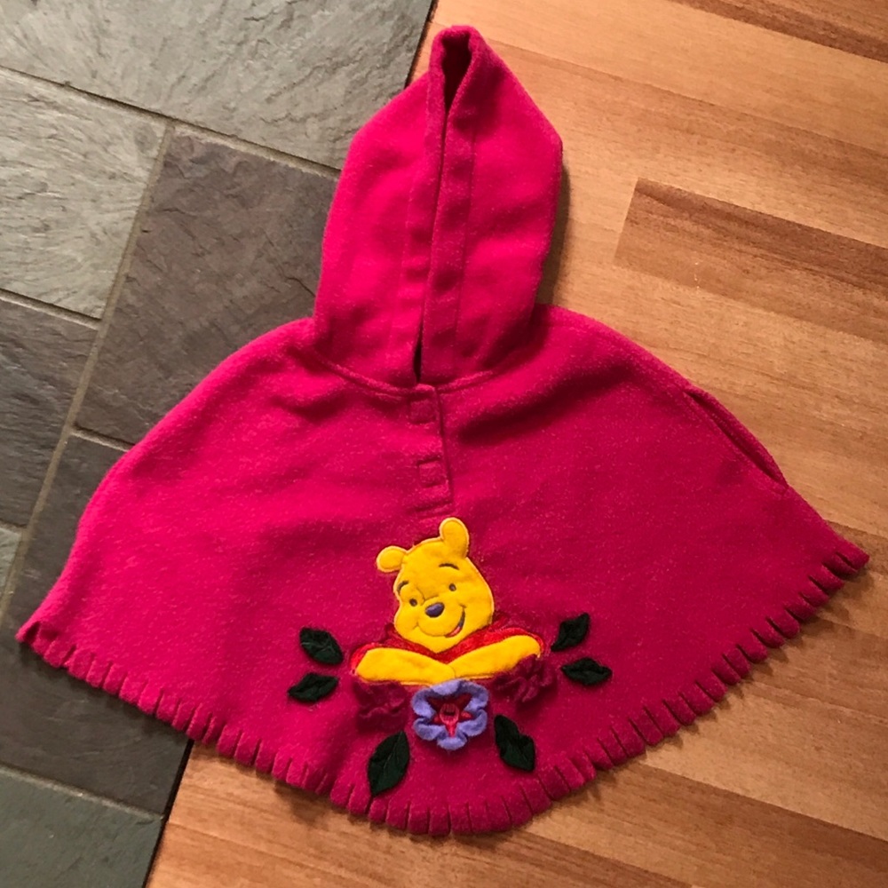 12 month Girls Winnie the Pooh Hooded Poncho